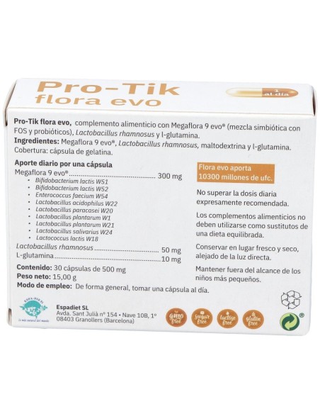 Pro-Tik Flora Evo 30 Cáp. de Espadiet