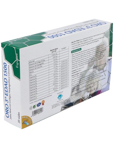 Jalea Plus 60 Oro (3ª Edad) 20Amp. de Espadiet