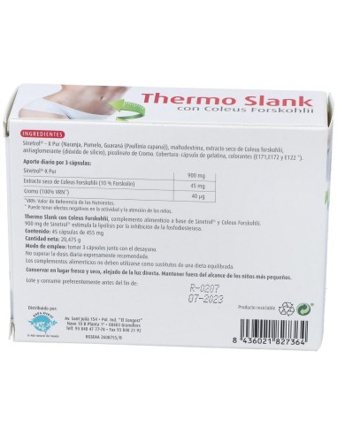 Thermo Slank 45 Cáp. de Reddir