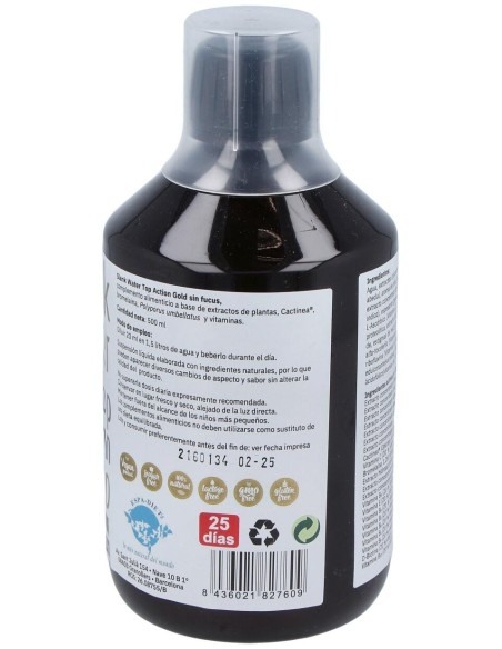 Slank Water Top Action Gold 500 Ml Sin Fucus de Reddir