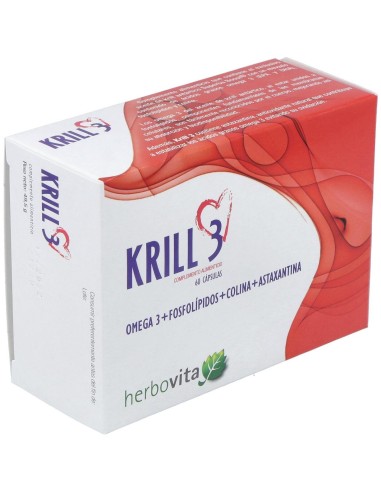 Krill-3 60Perlas de Herbovita