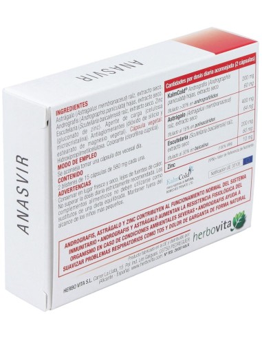 Anasvir 30Cap. de Herbovita