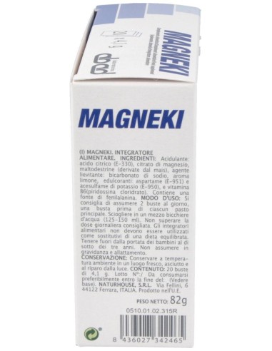 Magneki Eferves Musculos/Huesos (Magneva) 20Sbrs. de Kiluva - Abad