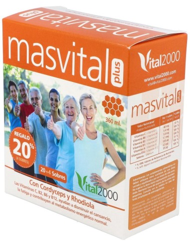 Masvital Plus 20Sbrs. de Vital 2000