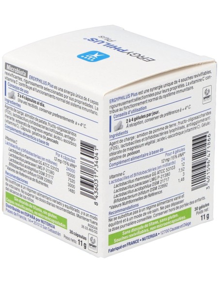 Ergyphilus Plus 30Cap. (Refrigeracion) de Nutergia