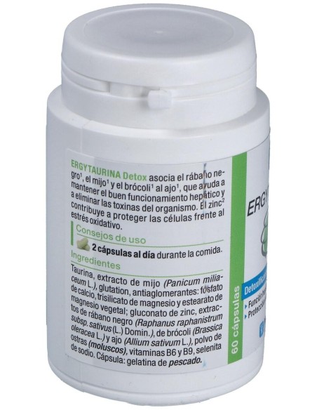 Ergytaurina Detox 60Cap. de Nutergia