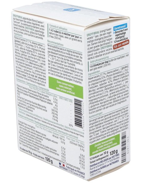 Ergyfibral 12Cubos de Nutergia