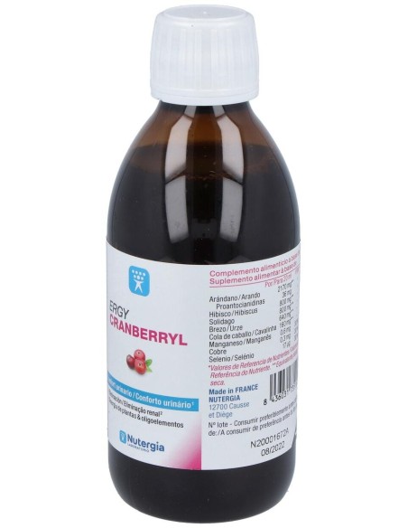 Ergycranberryl 250Ml. de Nutergia