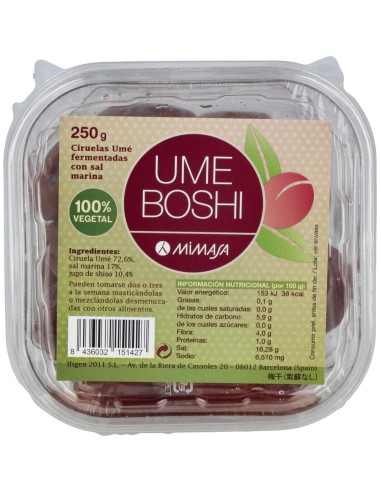 Umeboshi Natural 250Gr. de Mimasa