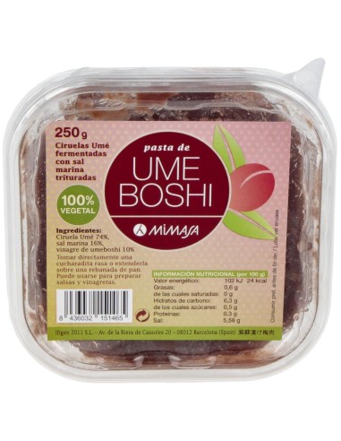 Umeboshi Pasta 250Gr. de Mimasa