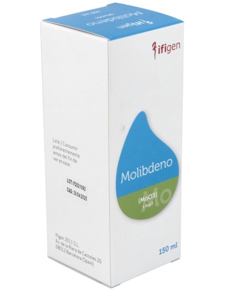 Molibdeno (Mo) Oligoelementos 150Ml. de Ifigen