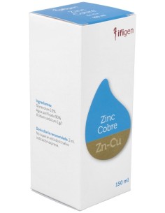 Zinc-Cobre (Zn-Cu) Oligoelementos 150Ml. de Ifigen 2