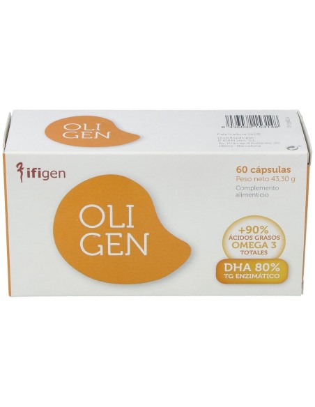Oligen Dha 80% Tg Enzimatico 60Cap. de Ifigen