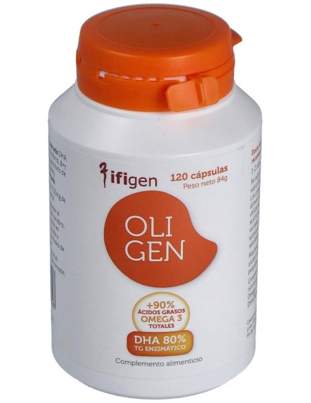 Oligen Dha 80% Tg Enzimatico 120Cap. de Ifigen