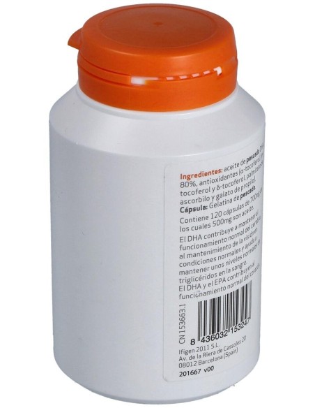 Oligen Dha 80% Tg Enzimatico 120Cap. de Ifigen