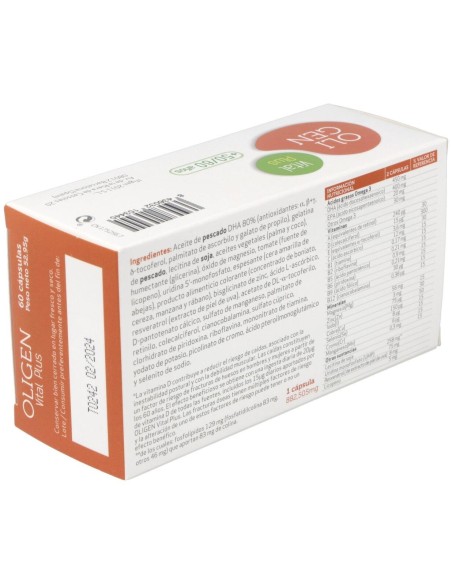 Oligen Vital Plus (Oligen Senior) 60Cap. de Ifigen