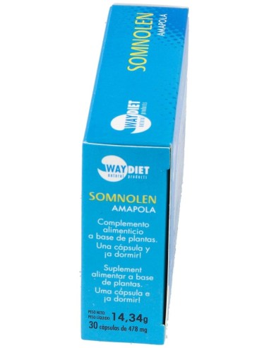 Somnolen Amapola 30Caps. de Waydiet Natural Products