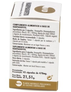 Harpagofito Phytogranulos 45Caps. de Waydiet Natural Products 2