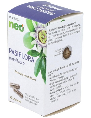 Pasiflora Microgranulos Neo 45Cap. de Neo