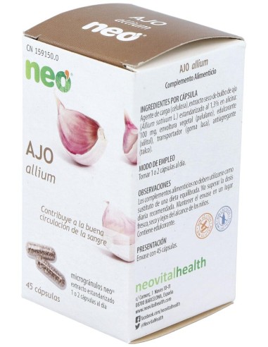 Ajo Microgranulos Neo 45Cap. de Neo