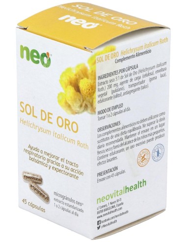 Sol De Oro Microgranulos Neo 45Cap. de Neo