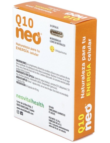 Q10 Neo 120Mg. 30Cap. de Neo