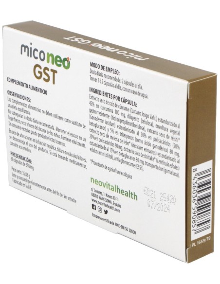 Mico Neo Gst 60Cap. de Neo