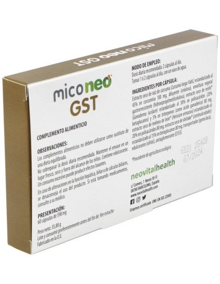 Mico Neo Gst 60Cap. de Neo