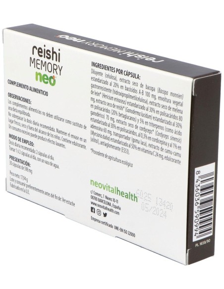 Reishi Memory Neo 30Cap. de Neo