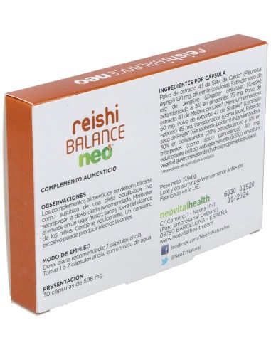 Reishi Balance Neo 30Cap. de Neo