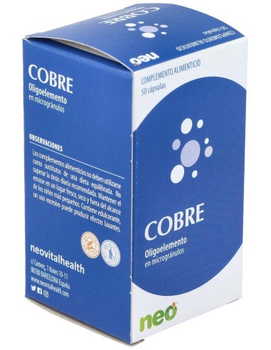 Cobre Microgranulos Neo 50Cap. de Neo
