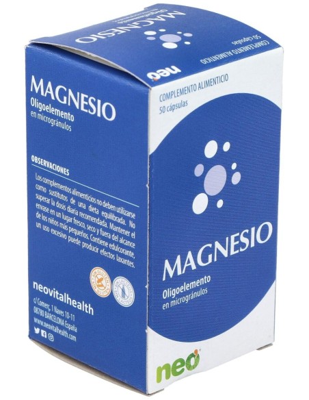 Magnesio Microgranulos Neo 50Cap. de Neo