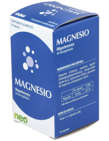 Magnesio Microgranulos Neo 50Cap. de Neo