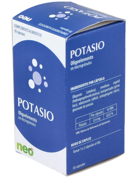 Potasio Microgranulos Neo 50Cap. de Neo