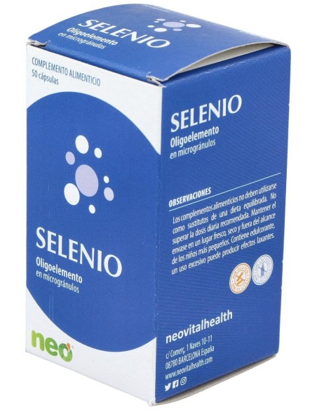 Selenio Microgranulos Neo 50Cap. de Neo