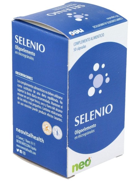 Selenio Microgranulos Neo 50Cap. de Neo