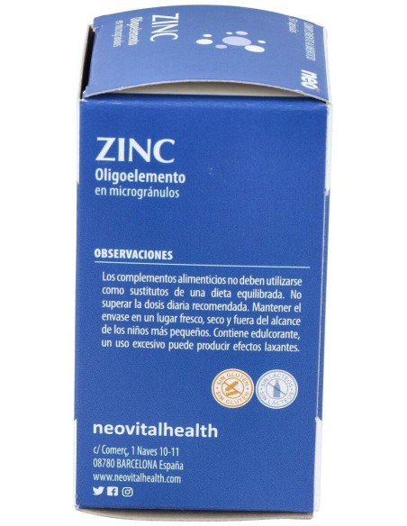 Zinc Microgranulos Neo 50Cap. de Neo