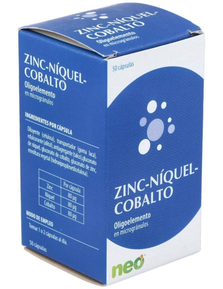 Zinc-Niquel-Cobalto Microgranulos Neo 50Cap. de Neo