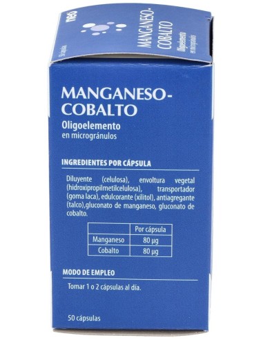 Manganeso-Cobalto Microgranulos Neo 50Cap. de Neo