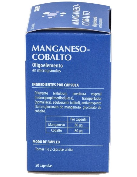 Manganeso-Cobalto Microgranulos Neo 50Cap. de Neo