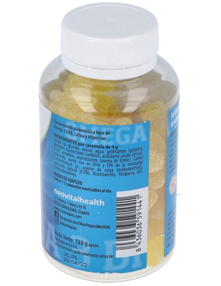 Neo Peques Gummies Omega 3 Dha 30Gominolas de Neo