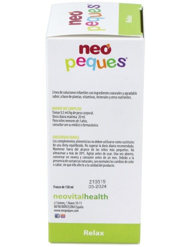 Neo Peques Relax 150Ml. de Neo