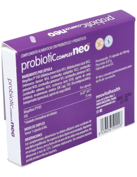 Probiotic Complex Neo 15Cap. de Neo
