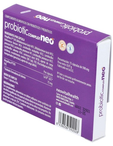 Probiotic Complex Neo 15Cap. de Neo