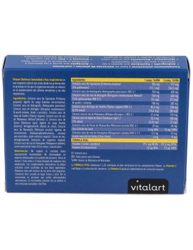 Vitalart Defensas Inmunidad 15 Comp. de Vitalart