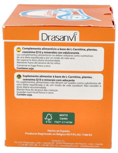 L-Carnitina 2000Mg. 20Viales de Drasanvi