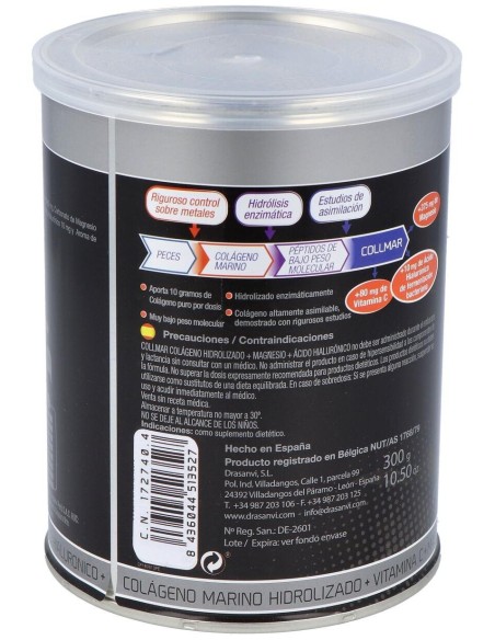 Collmar Magnesio Vainilla 300G Drasanvi