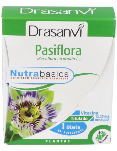 Nutrabasics Pasiflora 30Caps. de Drasanvi