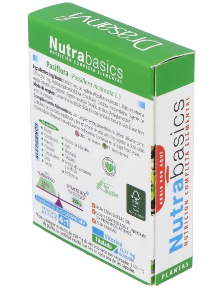 Nutrabasics Pasiflora 30Caps. de Drasanvi