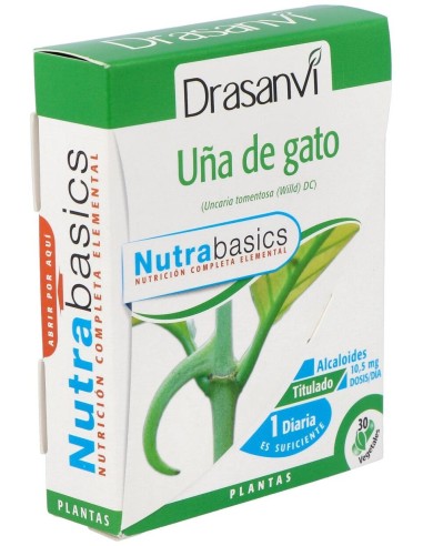 Nutrabasics Uña De Gato 30Caps. de Drasanvi